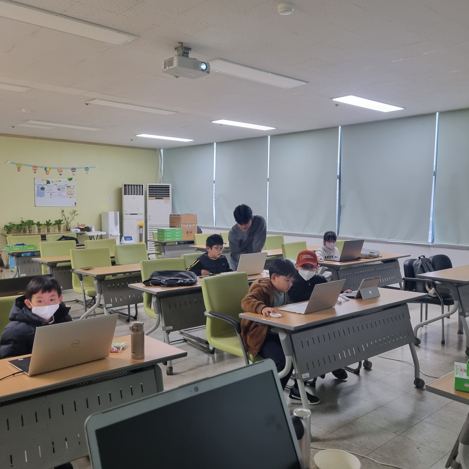 열린교실 드론과 블록코딩 이미지